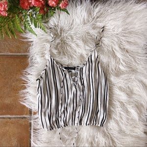 Kendall + Kylie striped tank